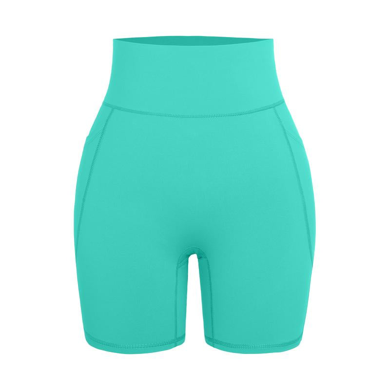 BRXL Women's 5 Inch Inseam Biker Shorts with Pockets High Waist Buttery Soft Yoga Athletic Gym Running Volleyball Spandex Shorts