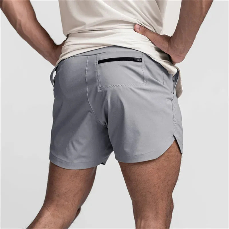 Summer New Gym Jogging Exercise Shorts Men Sports Fitness Single layer woven Quick-drying Men Training outdoors Running Shorts