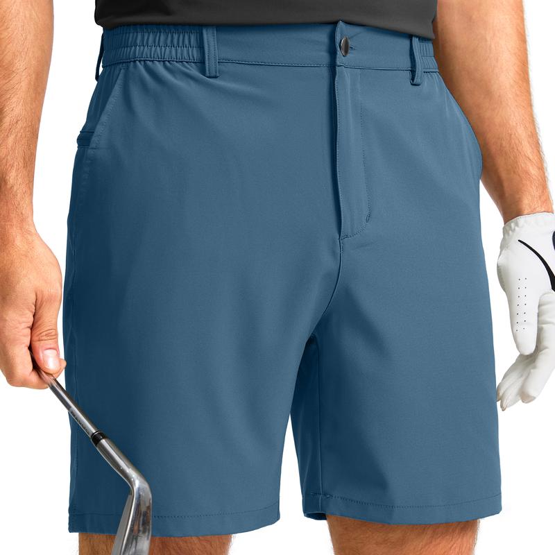 Men's Golf Shorts Stretch Quick Dry Breathable Gym Shorts Lightweight Athleticshorts Fashion Casual Workout Shorts With 3 Pockets Daily Wear