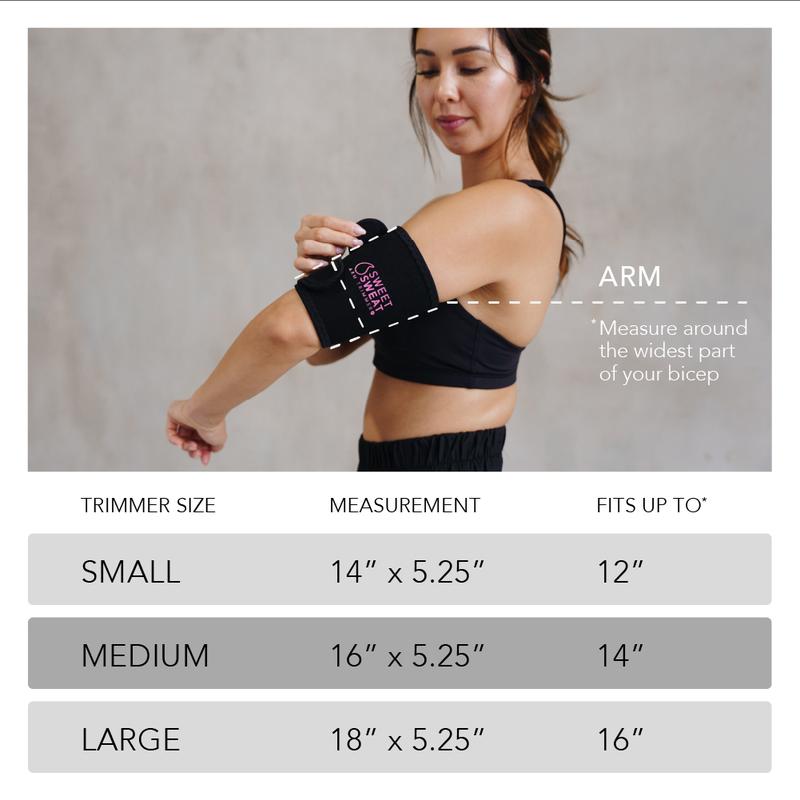 Sports Research Sweet Sweat Arm Trimmers for Men & Women | Helps Increase Heat & Sweat