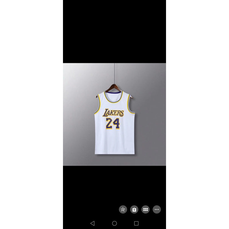Men's Figure Embroidered Basketball Jersey, 1 Count Loose Sleeveless Vest, Breathable Comfortable Sports Jersey for Training & Outdoor Activities, Sport Outdoor Clothes