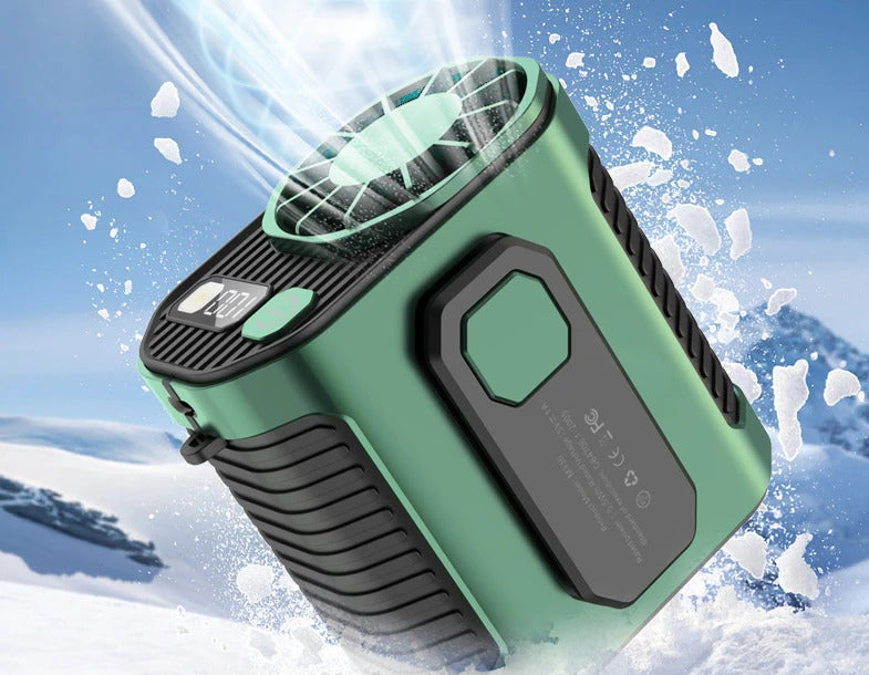 New waist-mounted fan cooling high-temperature outdoor work room welding site portable waist-mounted fan