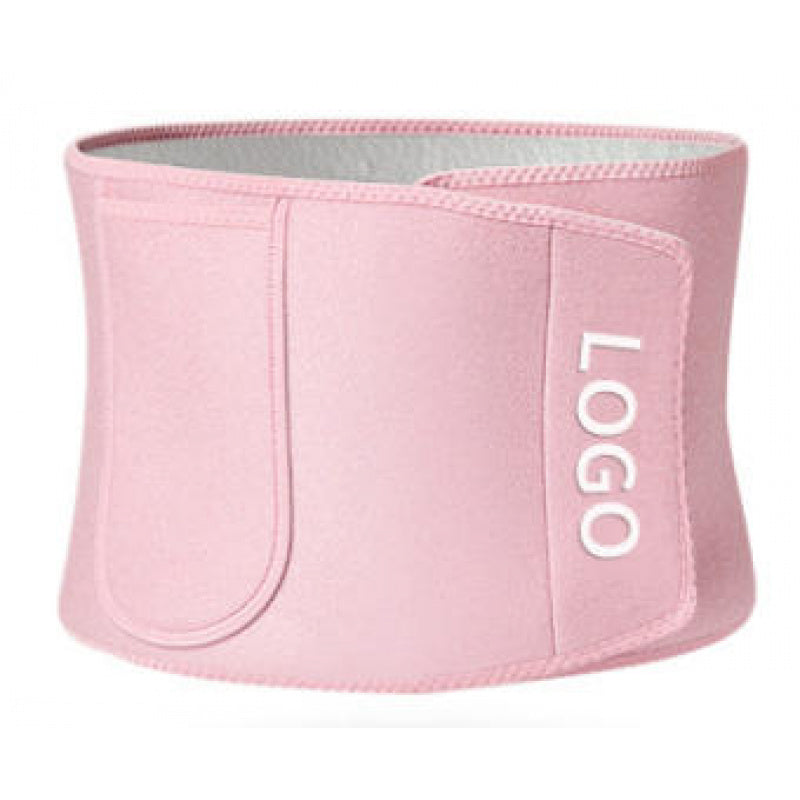 Sweat Belt  Ab Trainer for Women and Men Sweat Band Waist Trainer Belt for High Intensity Training and Gym Workouts 3 Adjustable Sizes - Black/Pink