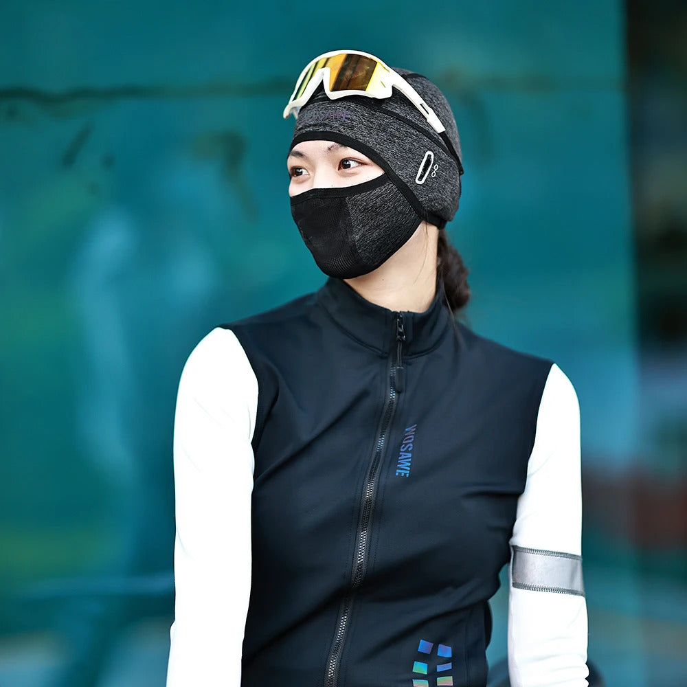 WOSAWE Sports Helmet Liner Ice Silk Hat Breathable Windproof Sports Balaclava Summer Headwear Motorcross Face Mask Cycling Cap