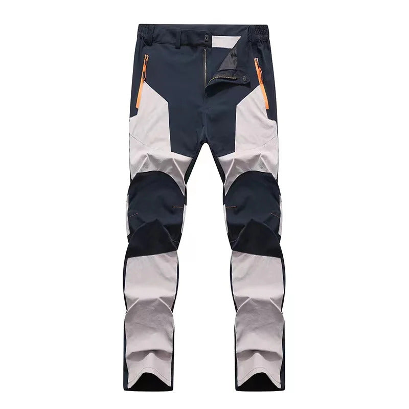 Men Male Summer Thin Breathable Elastic Camping Trekking Fishing Climbing Hiking Outdoor Trousers Quick Dry Sport Pants L-5XL