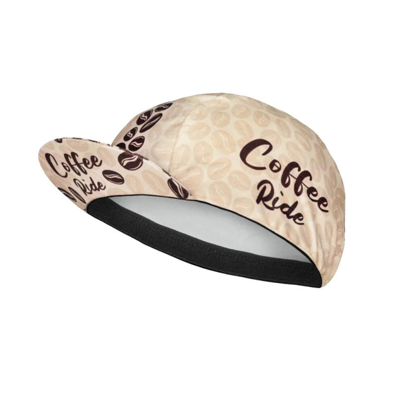 Coffee Ride and Beer Ride Cycling Hat Funny Road Bicycle Cap Donut Bike Headwear Men and Women Gorra Ciclismo