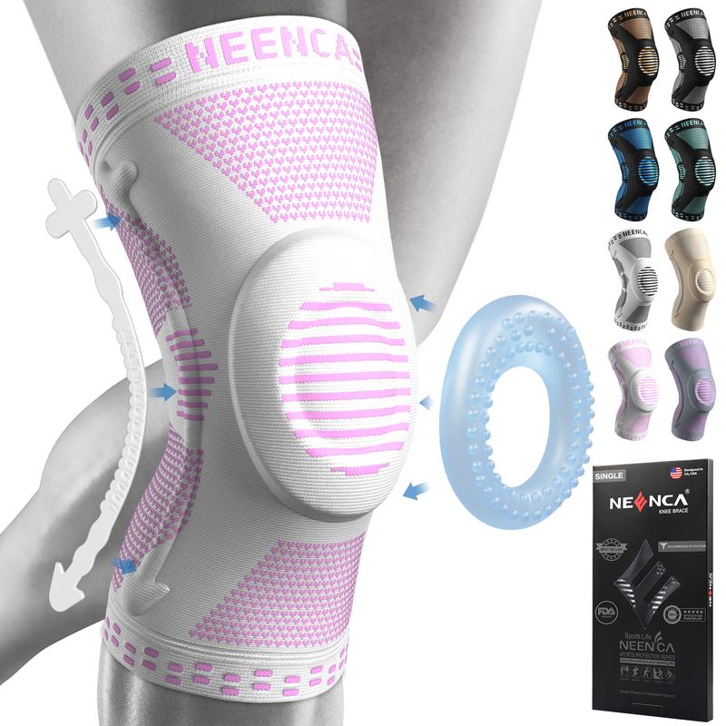 Sports Knee Sleeve for Runner, Workout, Gym, Basketball, Volleyball, Hiking Spicy Dill knee pain Breathable Sponge Knee Pads Tool volleyball tool basketball gear Leg Protector Leg Supporter Knee brace