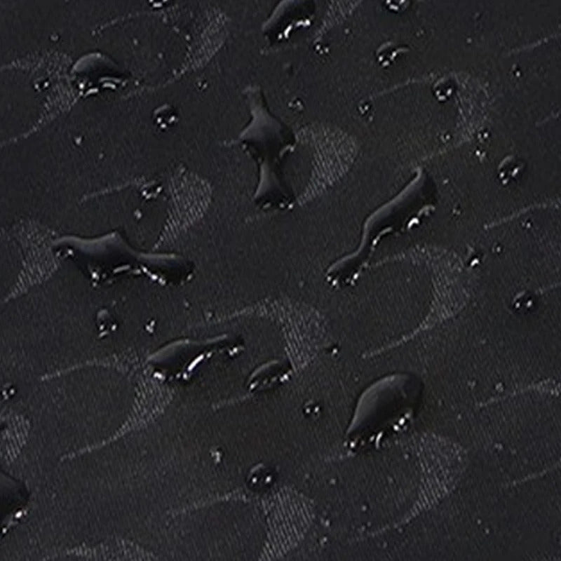 Adult Men's Summer Pure Black Large Size Professional Waterproof Quick Drying Bionic Fabric Sharkskin Swimming Trunks Wholesale