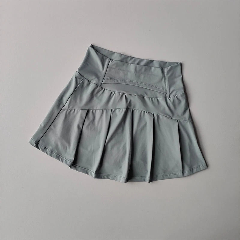 Summer High Waist Sports Short Skirt Lined Shorts Fitness Yoga Quick Dry Running Sport Skirts Tennis Skirt Golf Wear for Women