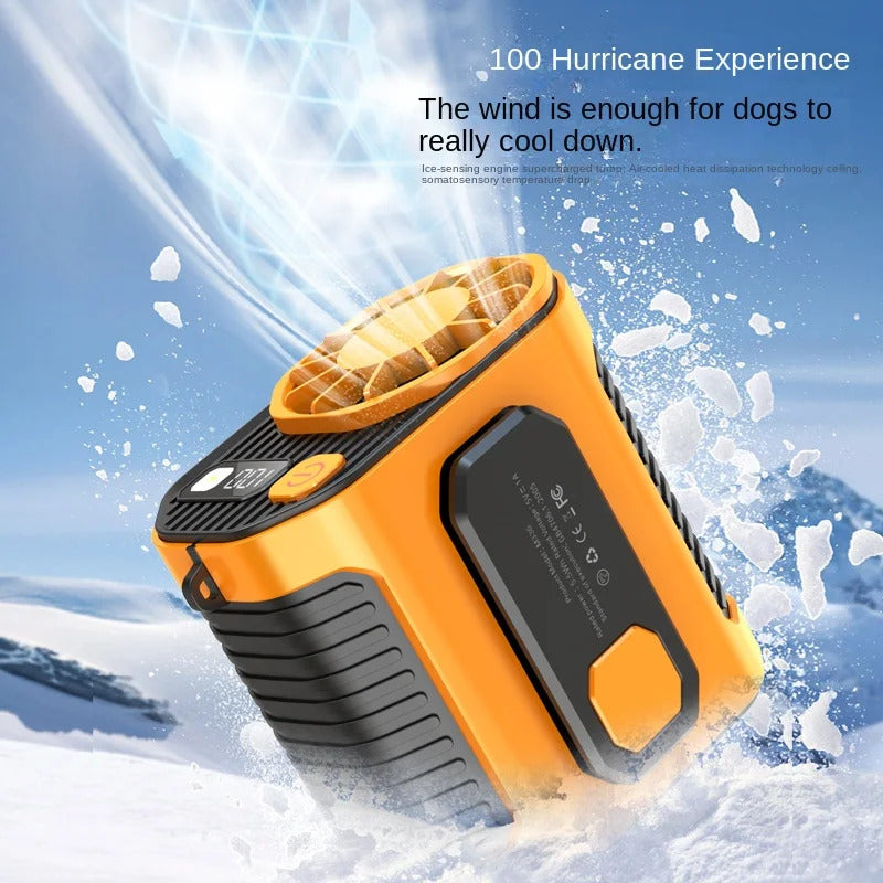 New waist-mounted fan cooling high-temperature outdoor work room welding site portable waist-mounted fan