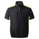 Summer Cool Vest Wearable Cooling Fan Vest Air-conditioned Clothes Usb Cooling 13 Hours For Outdoor Work  Fishing Short Sleeve