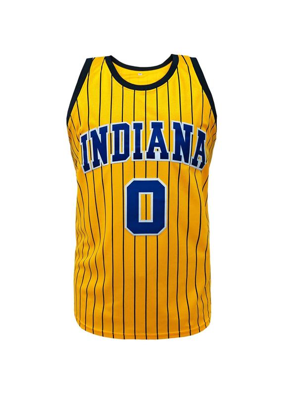 Men's Basketball Jersey, Loose Letter Embroidery Sleeveless Basketball Vest, Breathable Fabric Basketball Shirt for Training, Casual & Outdoor Sports, Sportswear Top, Jersey Tee, Breathable Athletic Top, Athletic Training Apparel