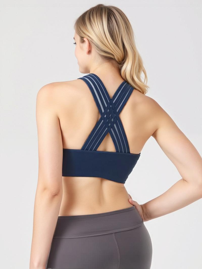 Pro-Fit Seamless 2 pieces  Cross-back sports bra, Comfortable, Support, Stretchy, Summer Outfits, everyday bra, Women Workout Clothes, Activewear 32678