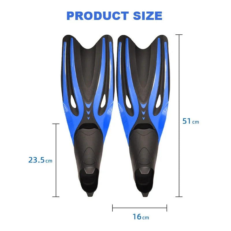 Professional Adult Flexible Comfort TPR Non-Slip Swimming Diving Fins Rubber Snorkeling Swim Flippers Water Sports Beach Shoes
