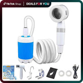 Outdoor Shower, Portable Shower for Camping, Compact Handheld Rechargeable Shower, Gentle Shower Stream,shower pump, pet Shower,outdoor car washing dealsforyoudays