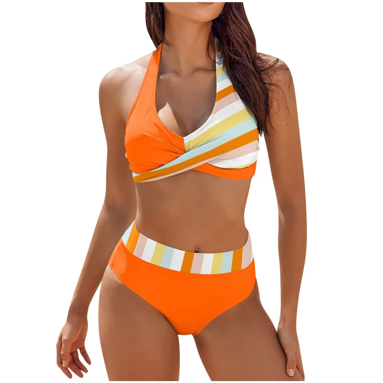 Bikini Push Up Swimwear Women Brazilain Biquinis Feminino 2024 Mujer Swimsuit Tanga Swimming Bathing Suit 2 Piece Set Mujer