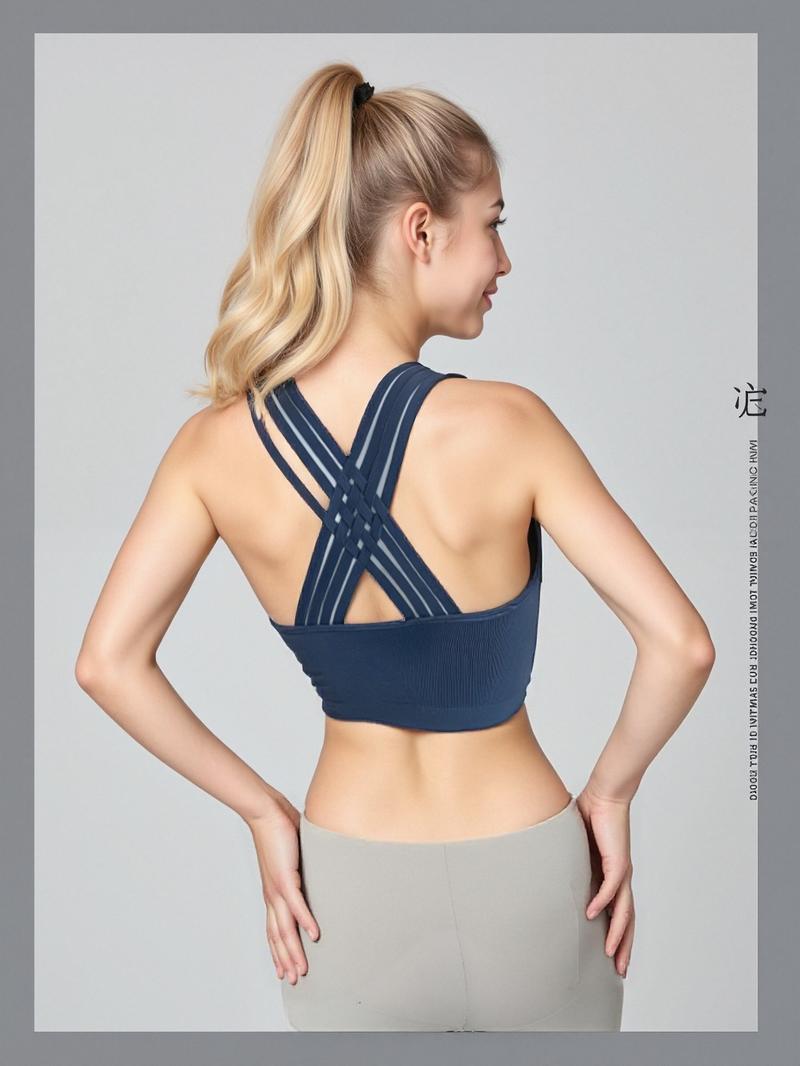 Pro-Fit Seamless 2 pieces  Cross-back sports bra, Comfortable, Support, Stretchy, Summer Outfits, everyday bra, Women Workout Clothes, Activewear 32678