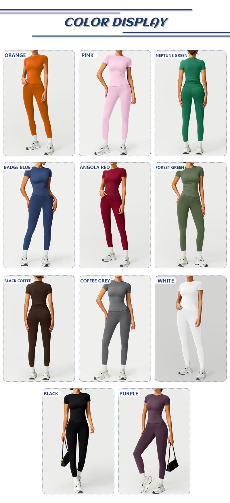 Women's 2-Piece Cherry Print Crew Neck Tee & High-Waist Leggings Set , Extended Hemline, Quick-Dry Snug , Yoga, Gym, Athleisure , Women's Activewear Pilates Outfits Compression Shirts Sweatpants