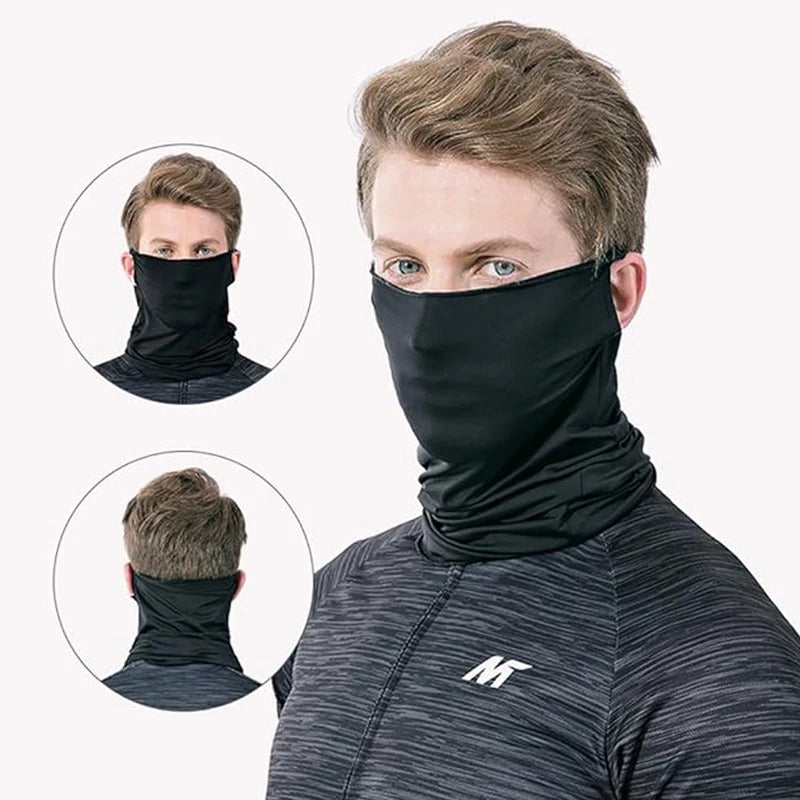 Breathable Mask Summer Bike Headwear Ice Silk UV Protective Mask Outdoor Sports Running Dust for Both Men and Women