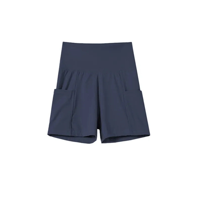 Women Sports Short Yoga Shorts High Waist Breathable Soft Fitness Tight Women Yoga Legging Shorts Cycling Athletic Gym Shorts