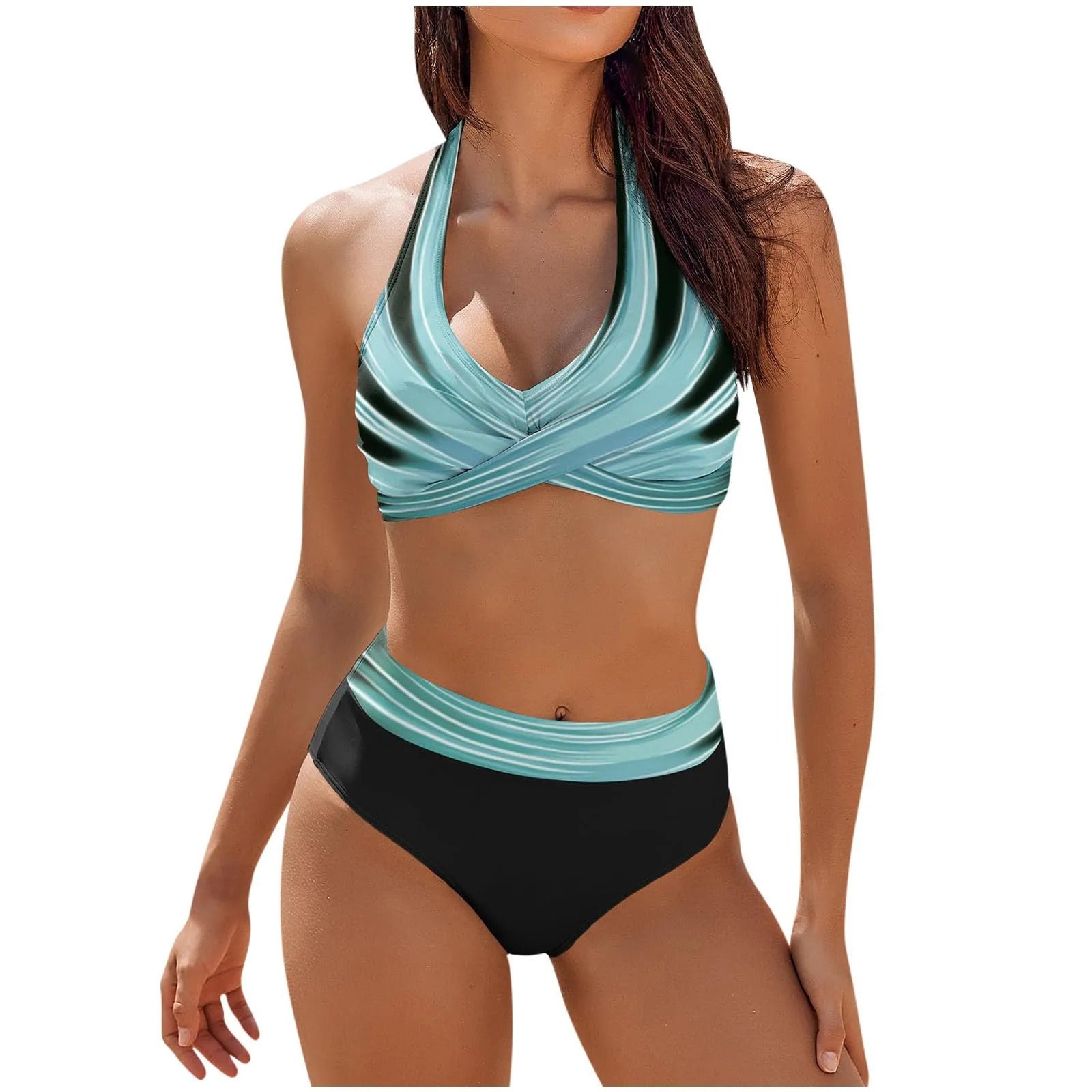Bikini Push Up Swimwear Women Brazilain Biquinis Feminino 2024 Mujer Swimsuit Tanga Swimming Bathing Suit 2 Piece Set Mujer