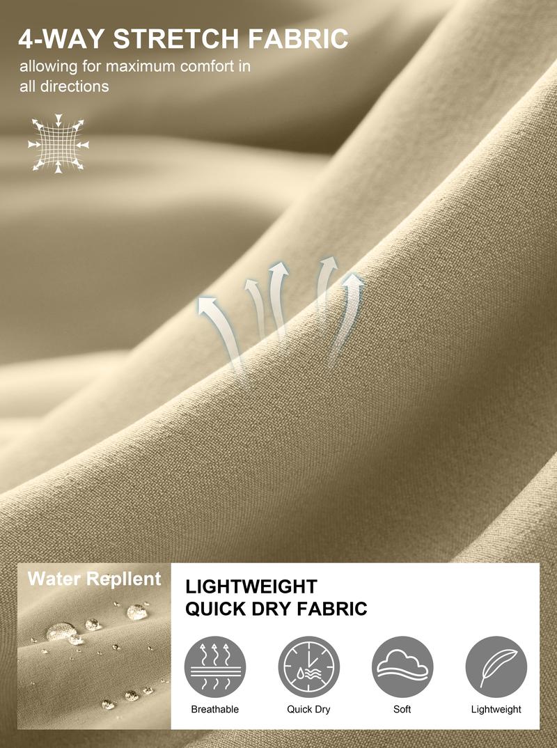 Men's Golf Shorts Stretch Quick Dry Breathable Gym Shorts Lightweight Athleticshorts Fashion Casual Workout Shorts With 3 Pockets Daily Wear