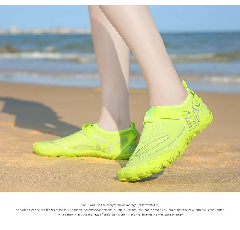 Swimming Shoes Men Beach Aqua Shoes Women Quick Dry Barefoot Upstream Surfing Slippers Hiking Water Shoes Wading Unisex Sneakers