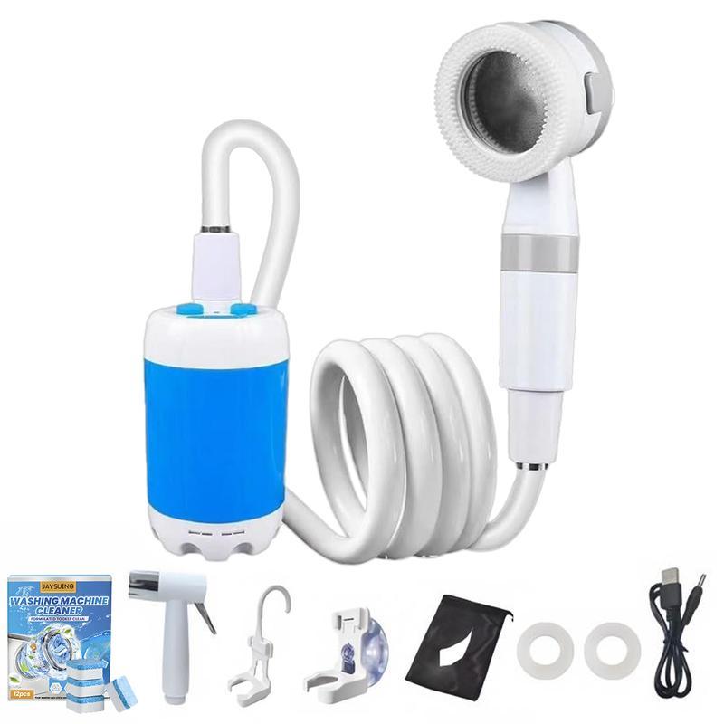 Outdoor Shower, Portable Shower for Camping, Compact Handheld Rechargeable Shower, Gentle Shower Stream,shower pump, pet Shower,outdoor car washing dealsforyoudays