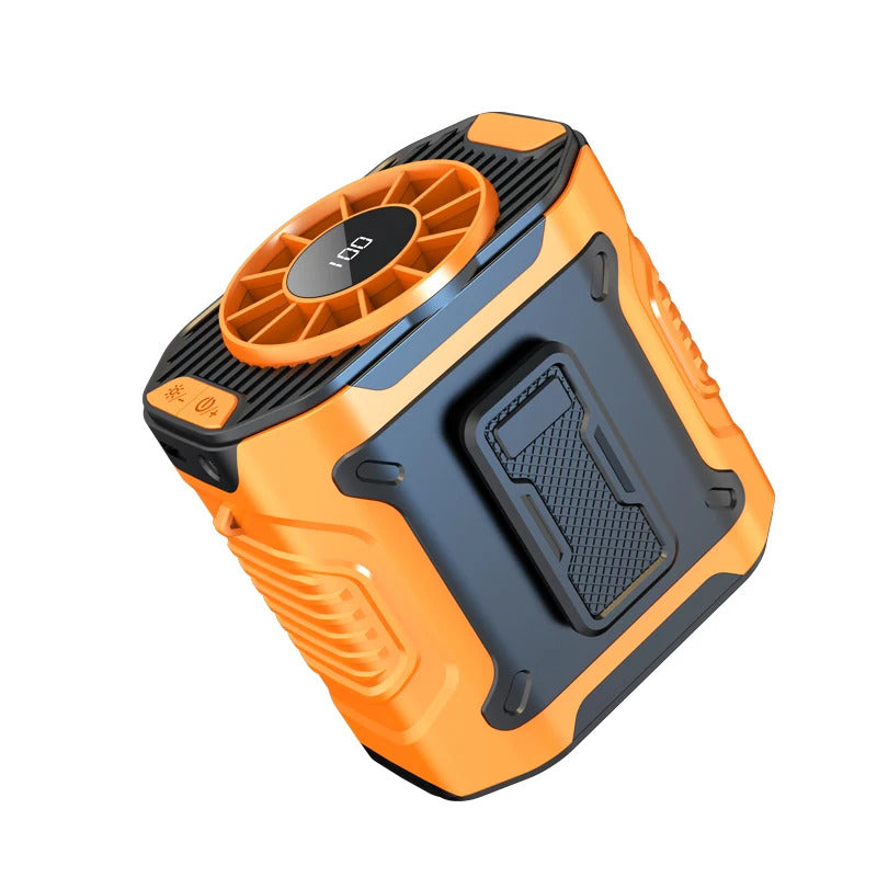 New waist-mounted fan cooling high-temperature outdoor work room welding site portable waist-mounted fan