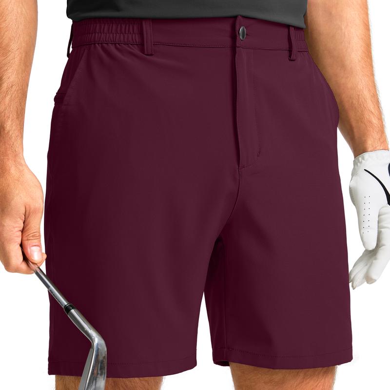 Men's Golf Shorts Stretch Quick Dry Breathable Gym Shorts Lightweight Athleticshorts Fashion Casual Workout Shorts With 3 Pockets Daily Wear