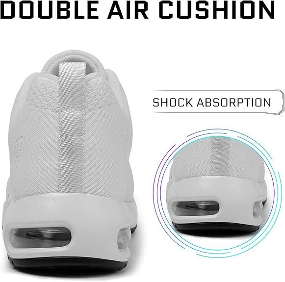Womens Sneakers Air Cushion Running Tennis Shoes Women Lightweight Arch Support Walking Shoes