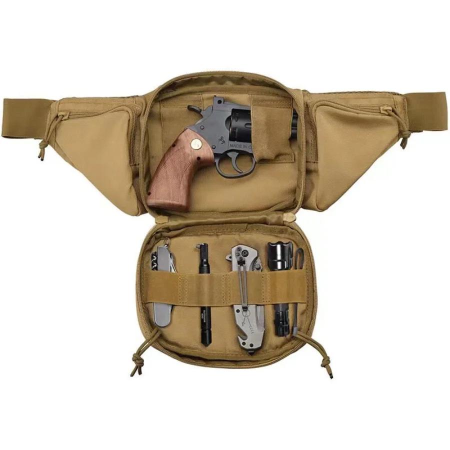 Outdoor Hiking  Waist Running Sports Functional Cycling Bum Multi-functional Tool Shoulder Tactical Waist Pack