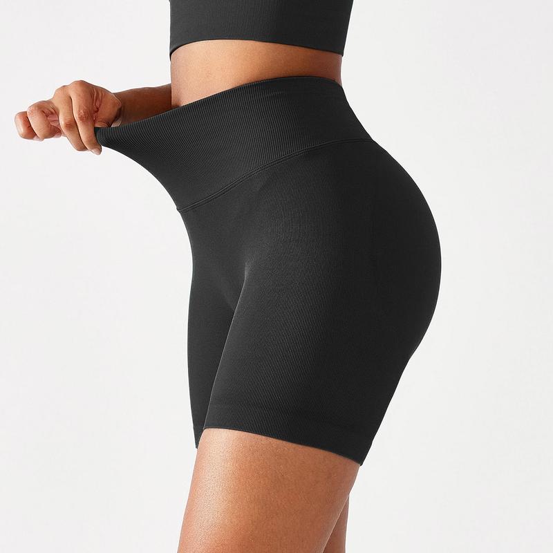 XL Seamless High Waisted Tummy Control Yoga Shorts - Comfortable Fit, Versatile Style for Yoga and Active Lifestyle