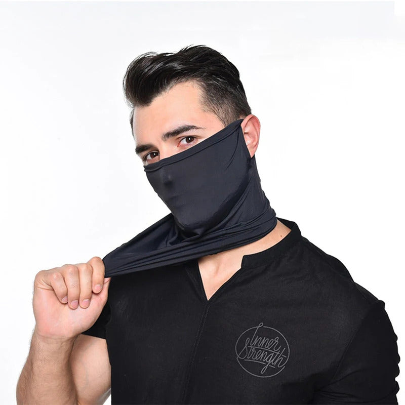 Breathable Mask Summer Bike Headwear Ice Silk UV Protective Mask Outdoor Sports Running Dust for Both Men and Women