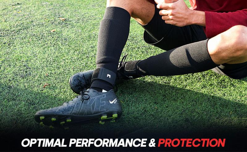 Elite Soccer Bundle - Grip Sock, Shin Guards, Pre-Cut Sock Sleeves, and Shin Guard Straps Bundle – Essential Equipment for Futbol Players