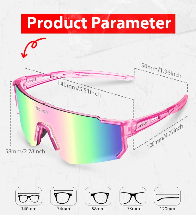 New Outdoor Cycling Sunglasses Men Road Driving Bike Glasses  Sports Mountain Climbing Women Bicycle Cycling UV400 Goggles