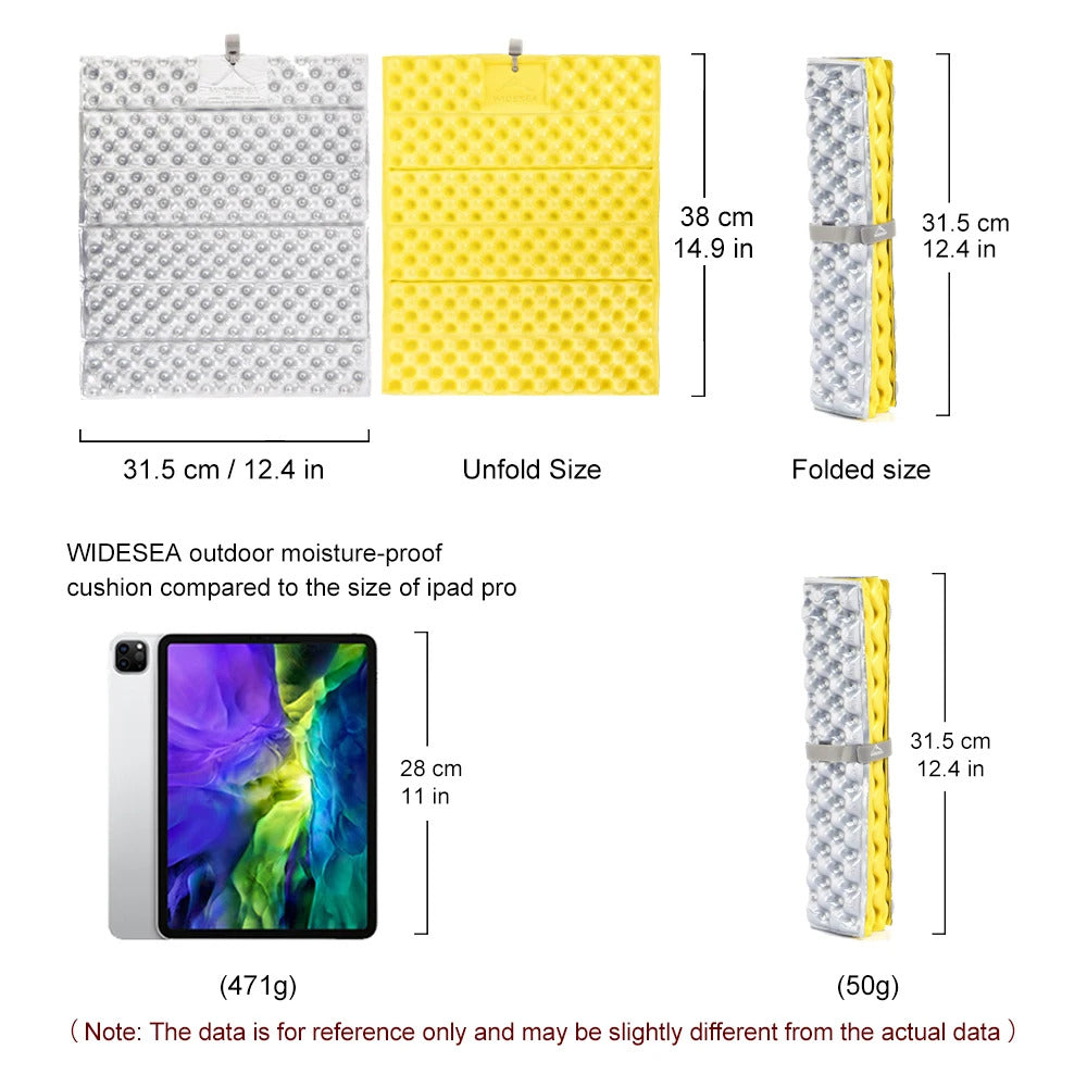 Outdoor Foldable Mat Seat Ultralight Picnic Camping Pad Waterproof XPE Foam Sitting Cushion Chair Tourist Hiking