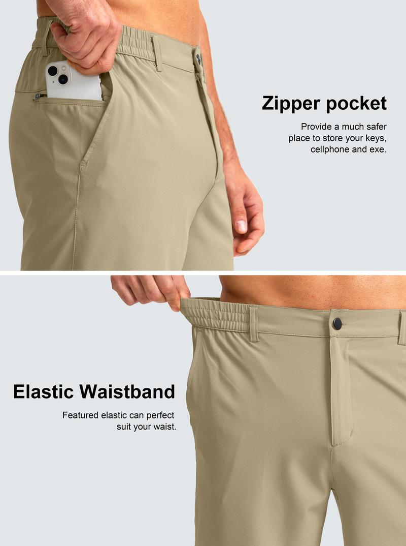 Men's Golf Shorts Stretch Quick Dry Breathable Gym Shorts Lightweight Athleticshorts Fashion Casual Workout Shorts With 3 Pockets Daily Wear