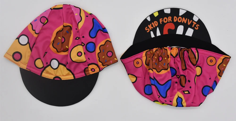 Coffee Ride and Beer Ride Cycling Hat Funny Road Bicycle Cap Donut Bike Headwear Men and Women Gorra Ciclismo