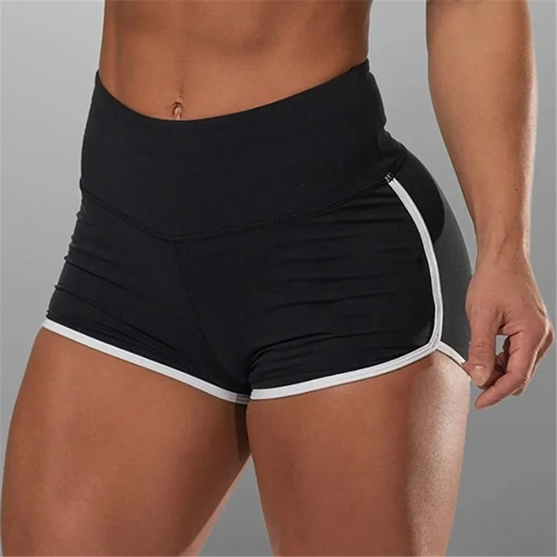 S-3XL Summer Quick-drying Running Shorts For Women  High Waist Women Exercise Sexy Hips Push Up Sportswear Casual Yoga Pants