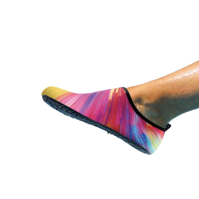 Quick-Dry Water Shoes for Women & Men - Aqua Socks Barefoot Swim Beach Yoga Exercise Pool Camping Gift with Breathable Elastic Fabric and Anti-Slip Sole Watershoes