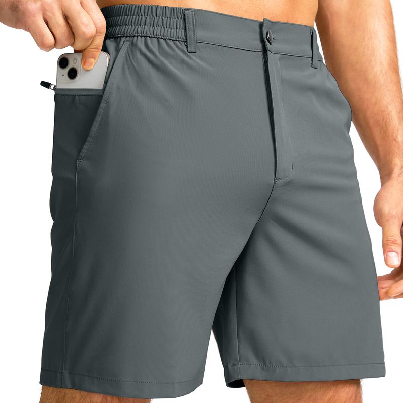 Men's Golf Shorts Stretch Quick Dry Breathable Gym Shorts Lightweight Athleticshorts Fashion Casual Workout Shorts With 3 Pockets Daily Wear
