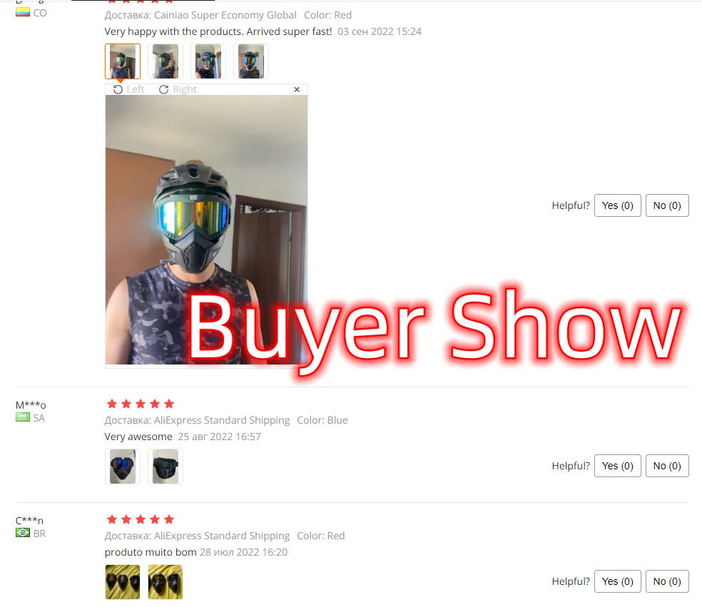 Outdoor Sport Windproof Mask Goggle HD Cycling Glasses Snowboard Eyewear Riding Motocross Summer UV Protection Sunglasses