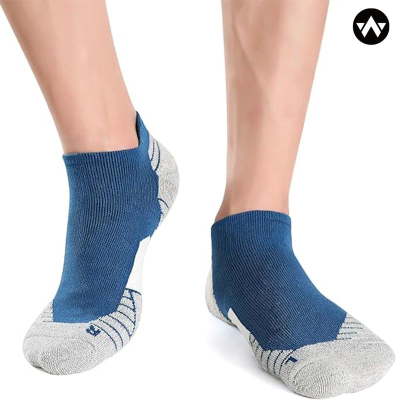 Men's Colorblock Striped Print Ankle Socks,7 Pairs ,Casual Moisture Wicking Low Cut Socks,Soft Comfy Breathable Socks for all Athletic Running