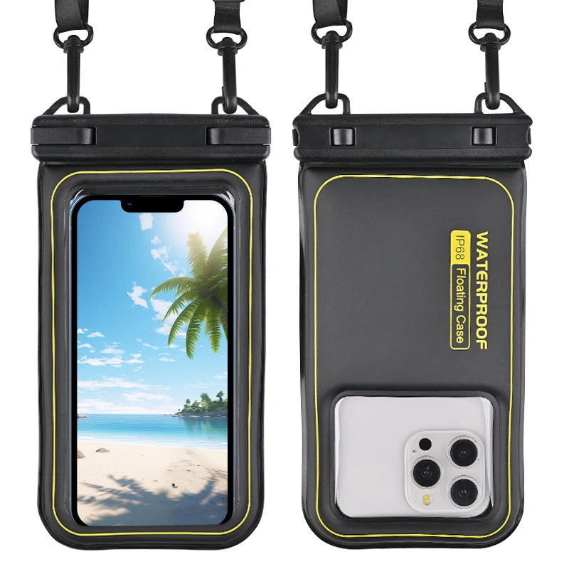 Upgrade Sponge Waterproof Phone Bag Universal Crossbody Swimming Surfing Storage Pouch