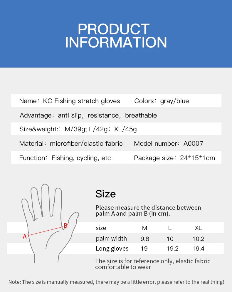Outdoor Fishing Gloves Half Finger Men Women Anti-slip UV Wear Protection Sports Boating Fish Equipment Angling Sailing Gloves