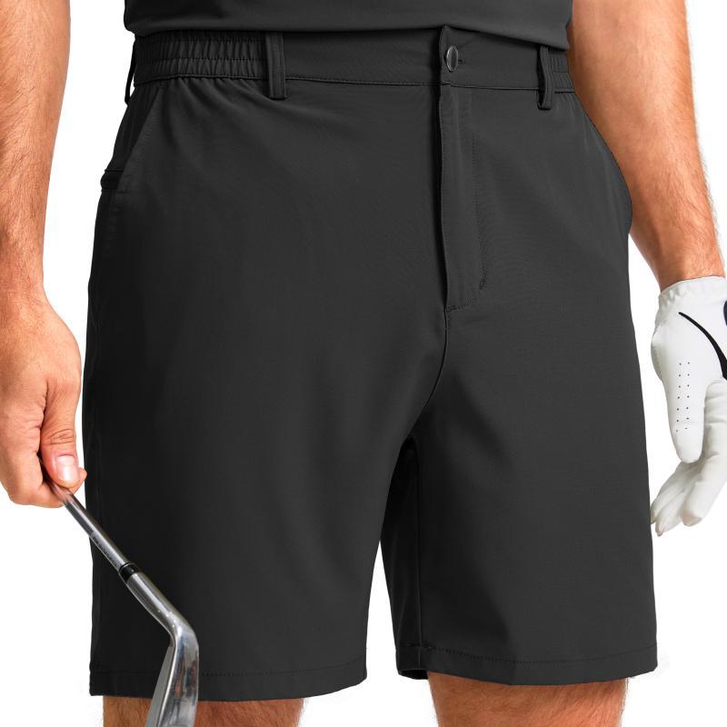Men's Golf Shorts Stretch Quick Dry Breathable Gym Shorts Lightweight Athleticshorts Fashion Casual Workout Shorts With 3 Pockets Daily Wear