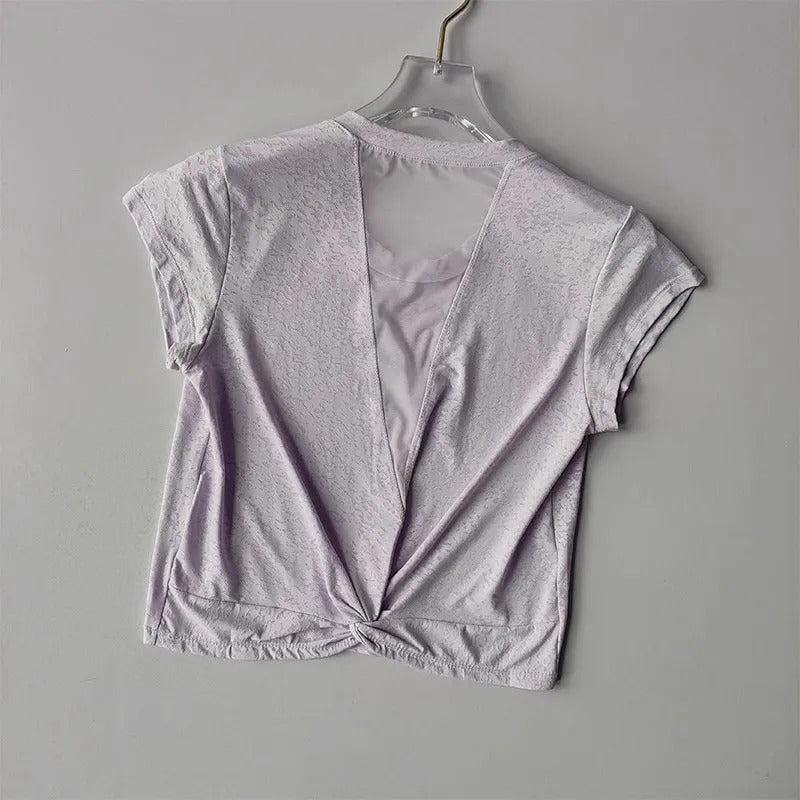 Woman Sports Shirt Short Sleeve Yoga Top Mesh T-Shirts Women Fitness Shirt Sportswear Breathable Workout top Loose Gym Clothes