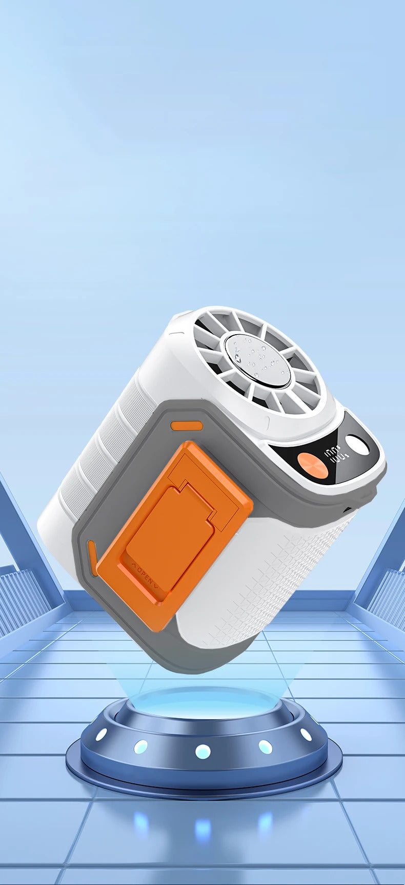 New waist-mounted fan cooling high-temperature outdoor work room welding site portable waist-mounted fan