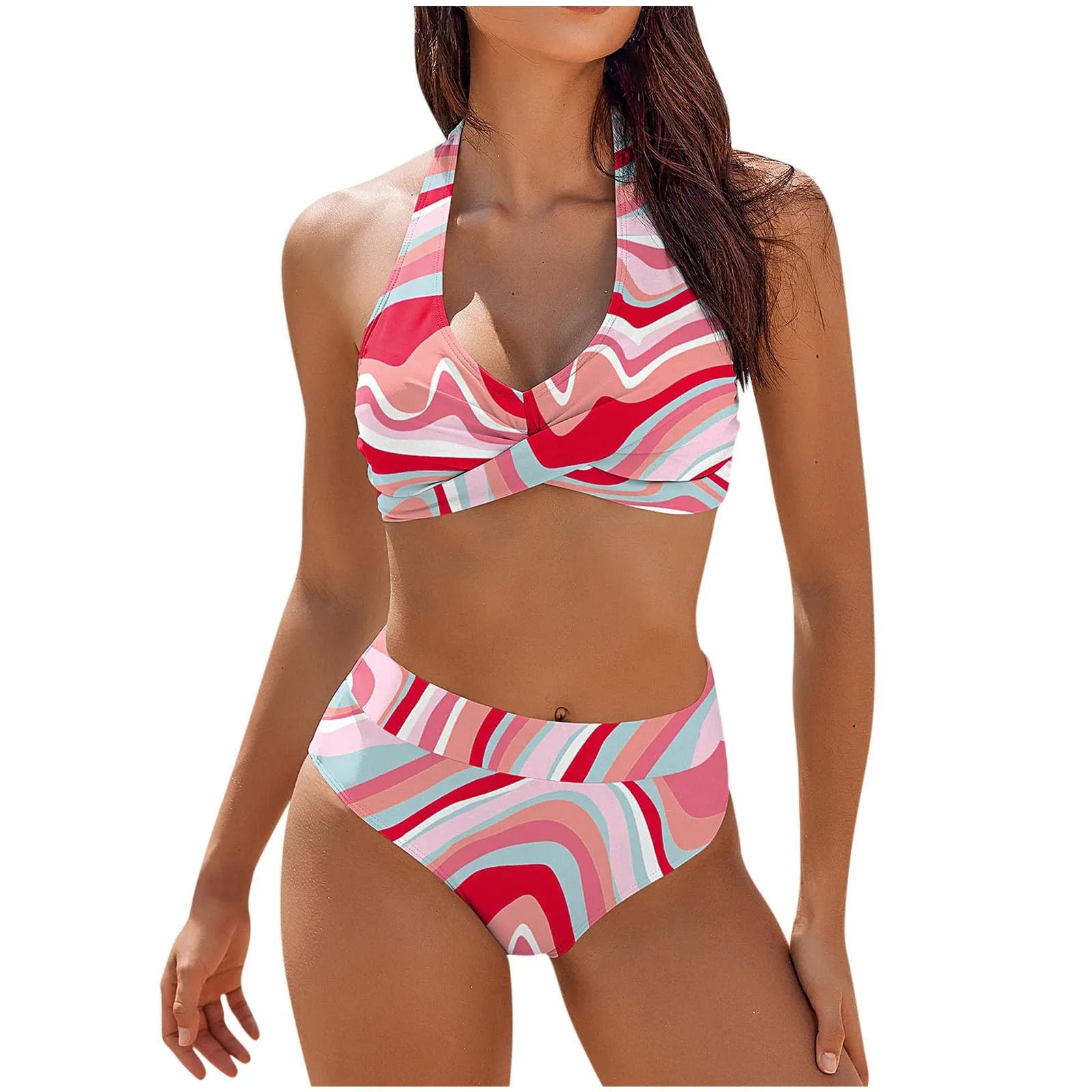Bikini Push Up Swimwear Women Brazilain Biquinis Feminino 2024 Mujer Swimsuit Tanga Swimming Bathing Suit 2 Piece Set Mujer
